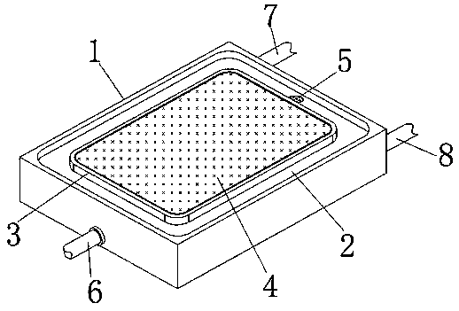 Domestic recovery device for thermal energy of shower wastewater