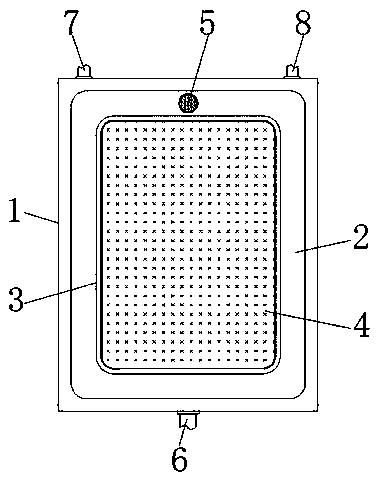 Domestic recovery device for thermal energy of shower wastewater