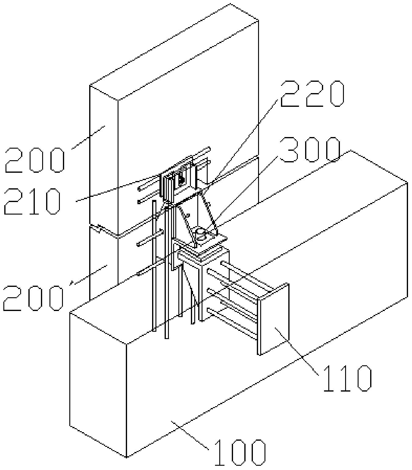 Hidden two-in-one dry type connection joint for prefabricated externally-hung wallboards