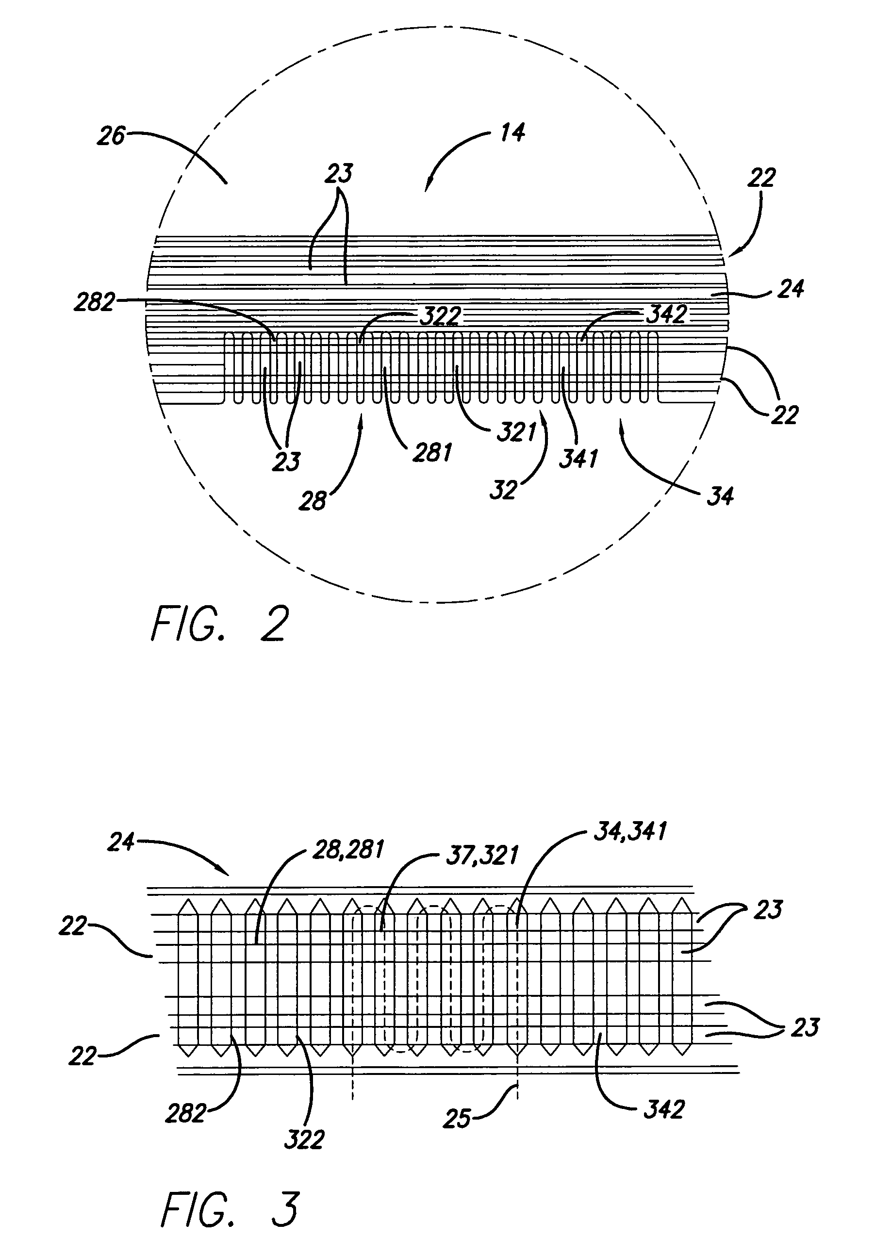 Impedance control with reduced stiffness contribution from electrical interconnect