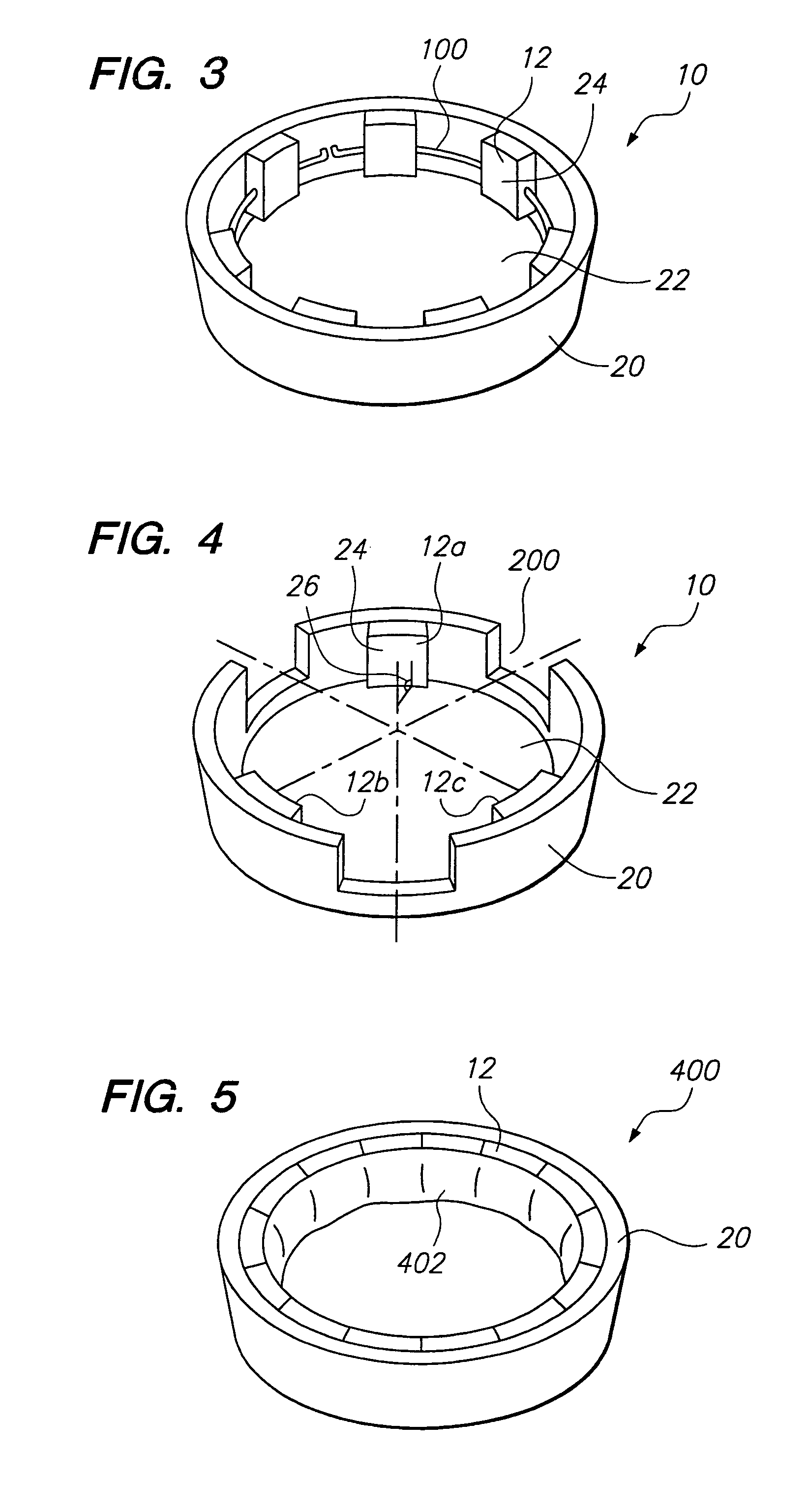 Focused ultrasound system for surrounding a body tissue mass and treatment method