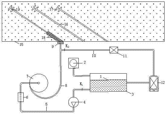 Method for precracking of thick hard difficult-to-break coal mine top board by supercritical CO2