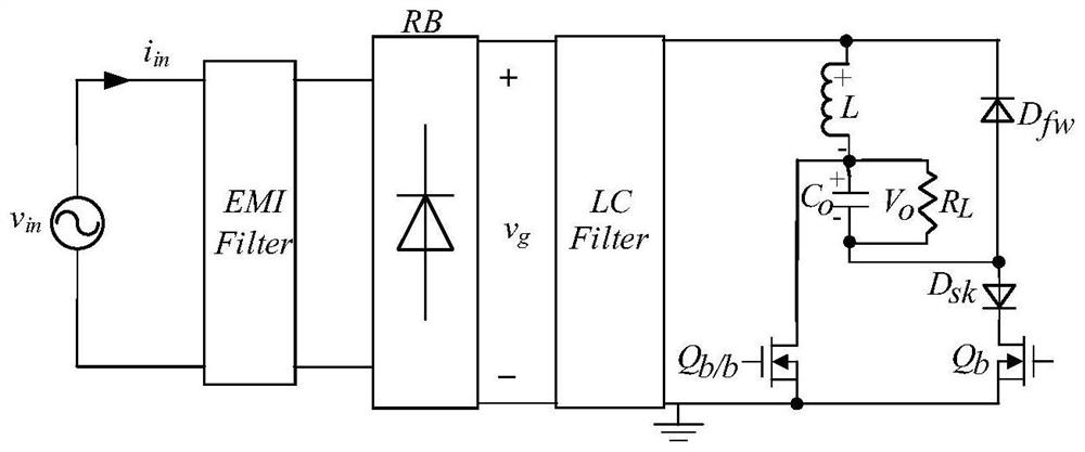 CRM buck-boost converter controlled by segmented constant conduction time