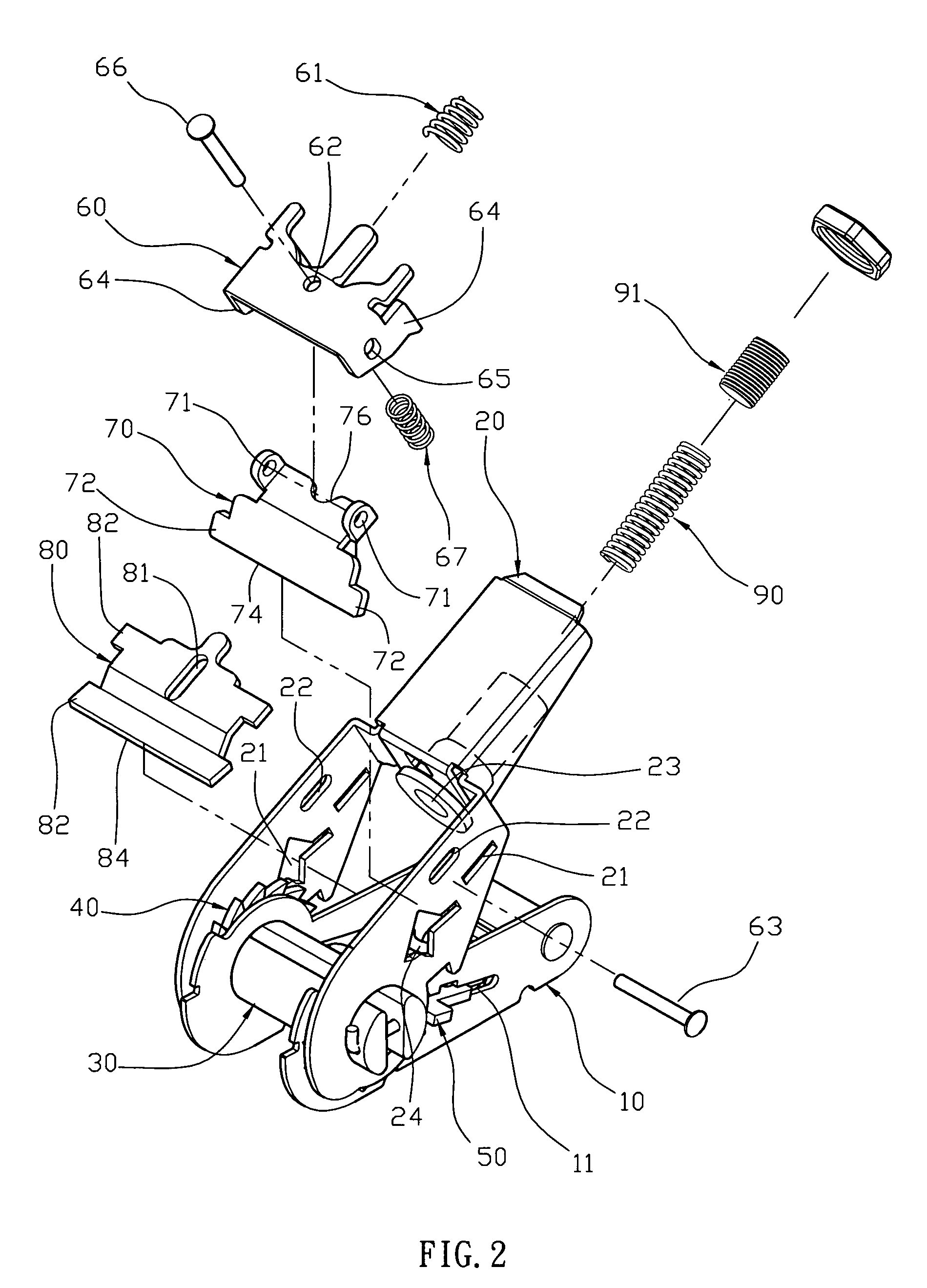 Cable tension device having a tension adjustable function
