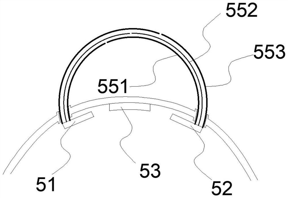 Identification circuit structure of passive joint training instrument