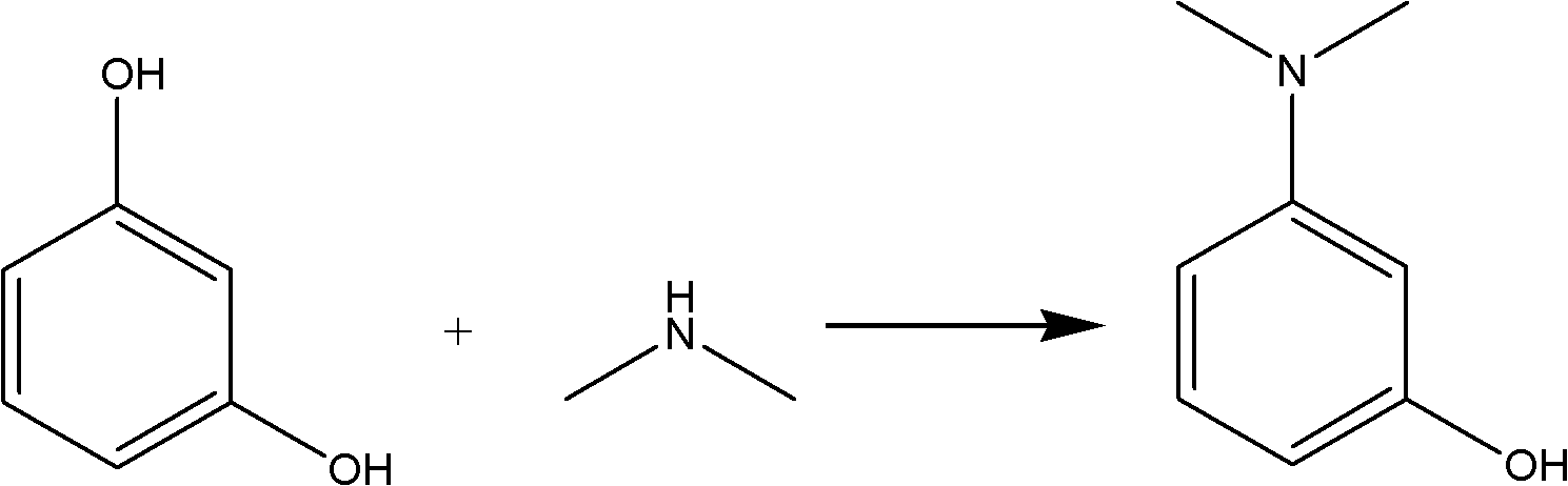 Preparation method of 3-(N,N-dimethylamino)phenol