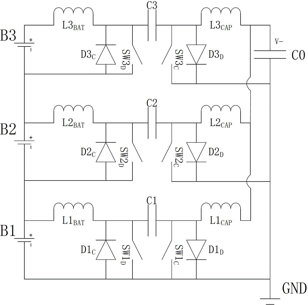 Battery pack active equalization circuit based on feedback control, and control method thereof