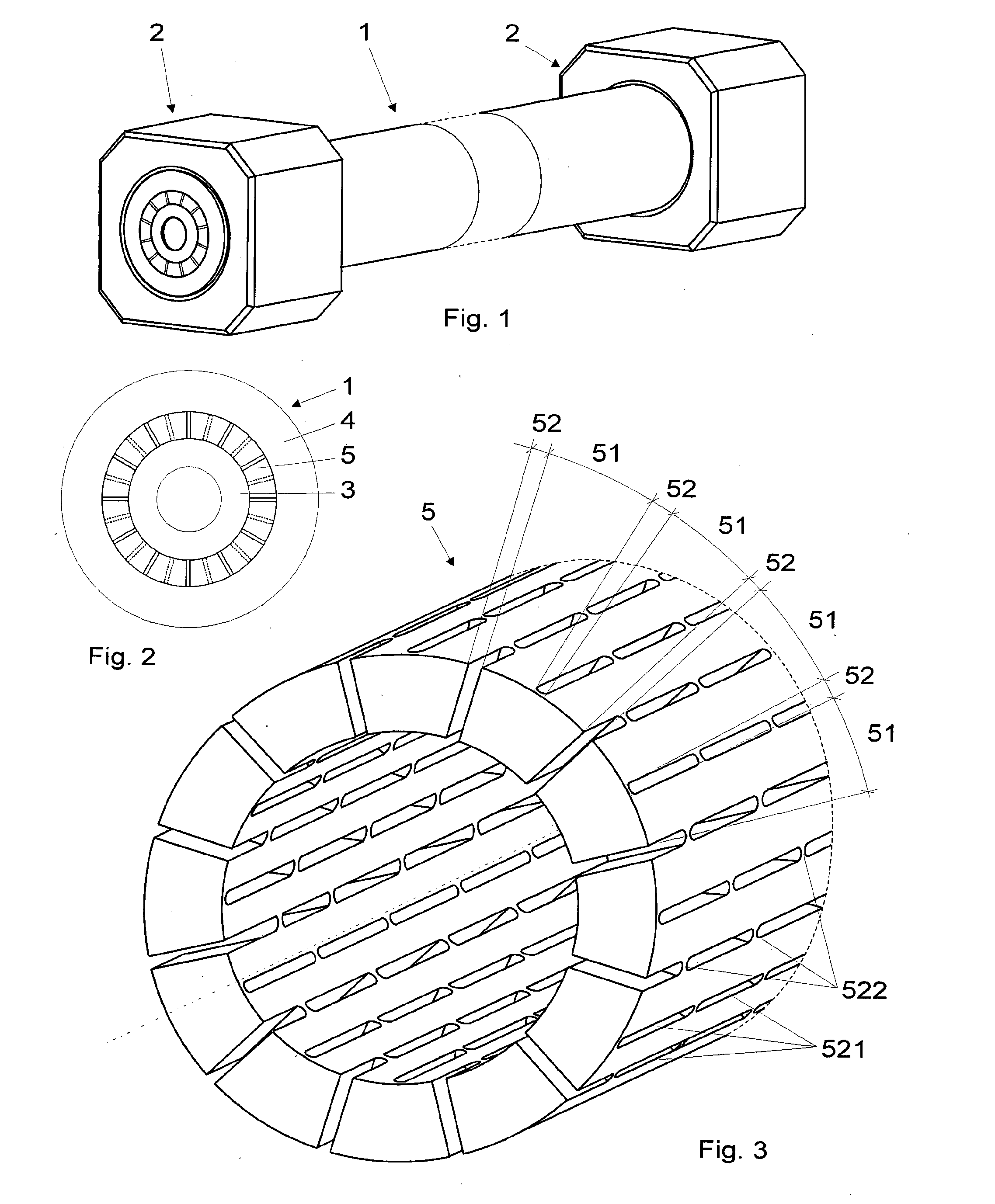 Multilayer high pressure cylindrical vessel apt in particular for high pressure processing