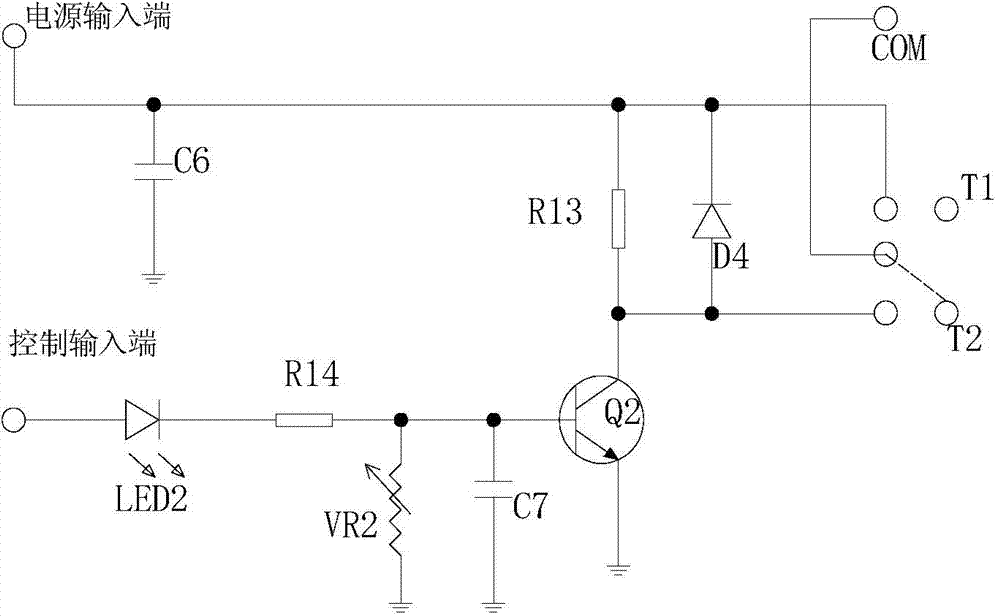 Induction energy taking power source of electric transmission line monitoring device