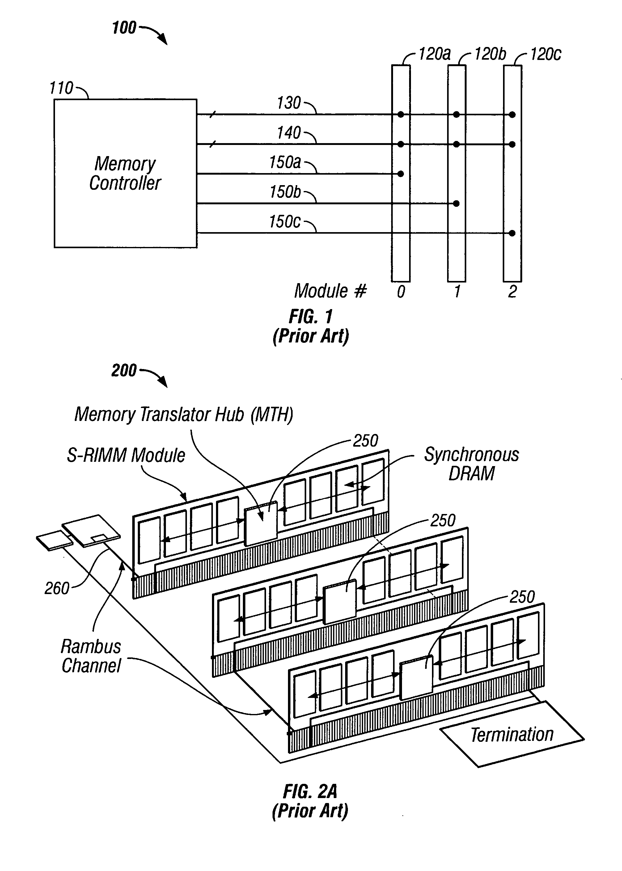 Configurable width buffered module having flyby elements