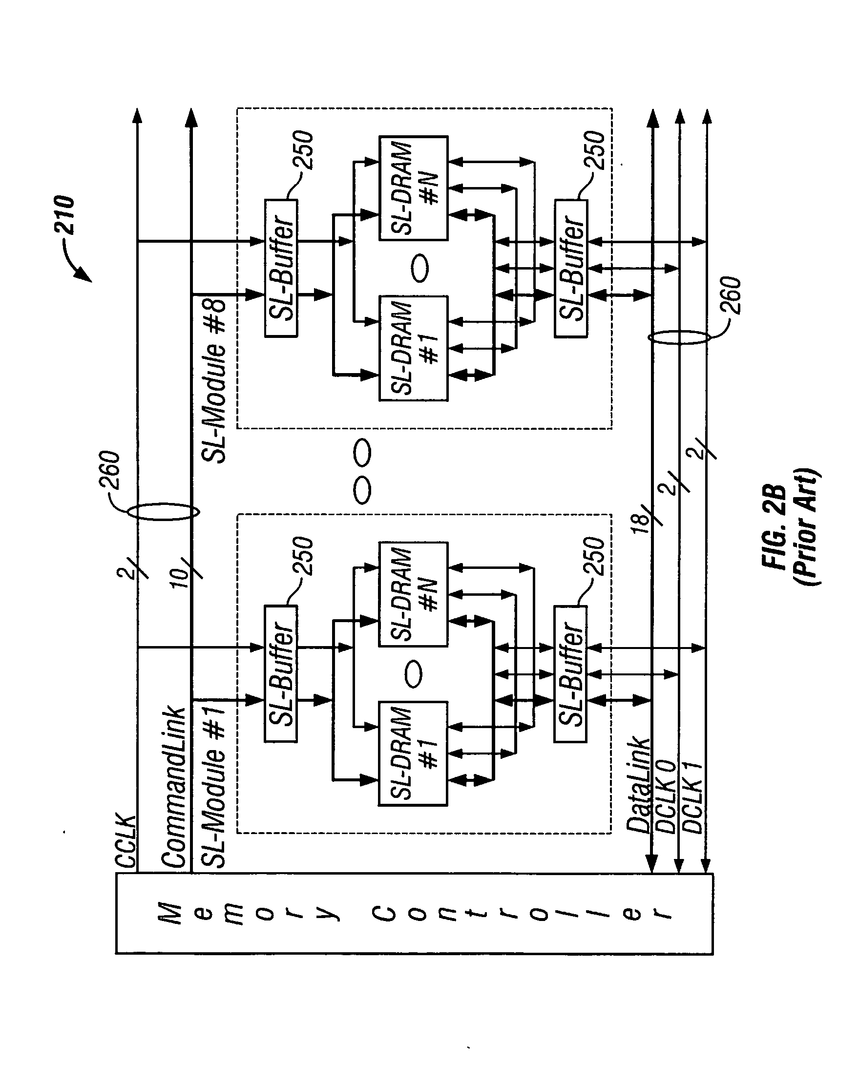 Configurable width buffered module having flyby elements