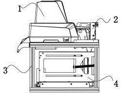Multi-bill chain type bill separating printer capable of automatically folding retention lists