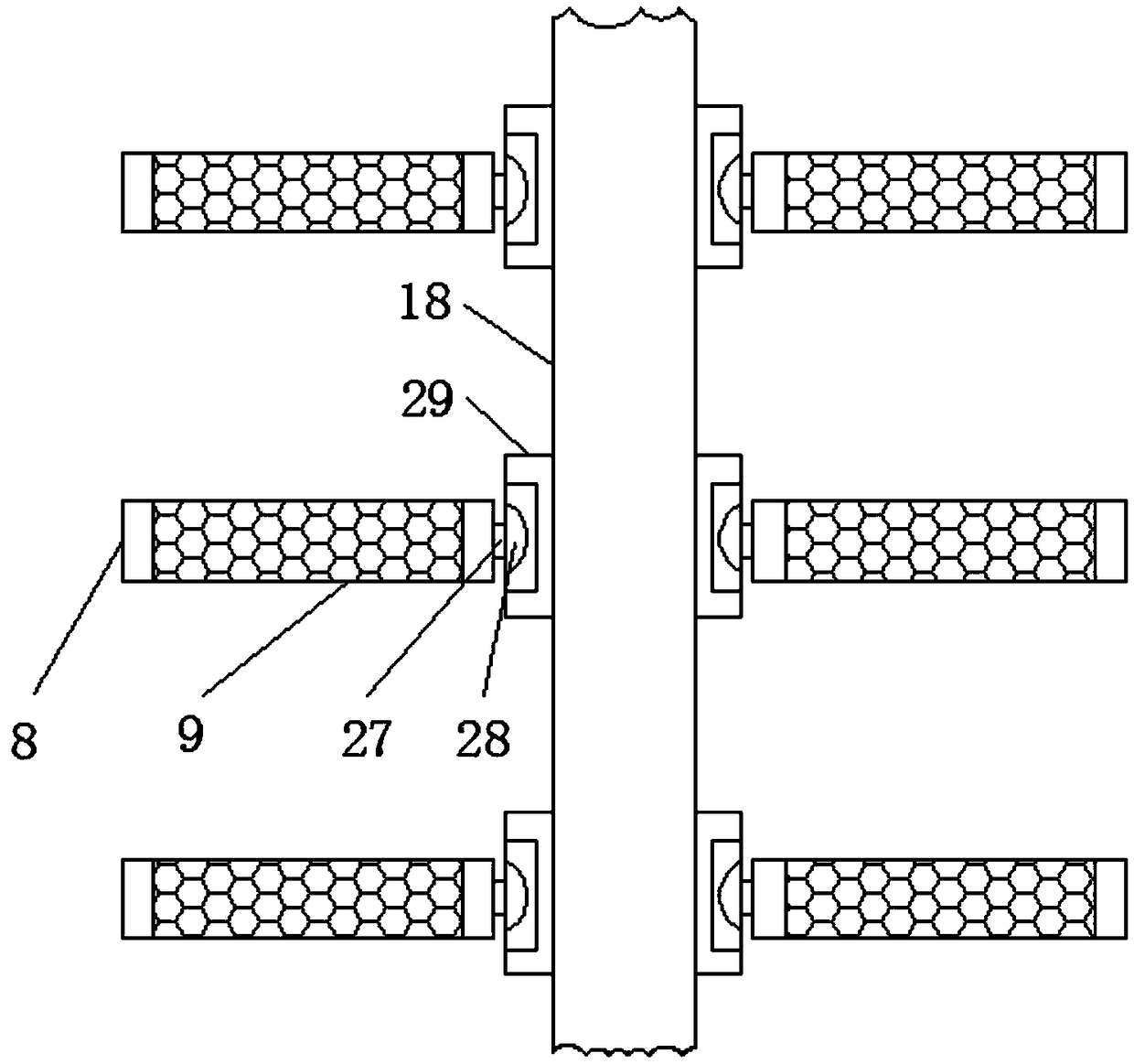 Novel material storage device with moisture-proof and dehumidification functions and used for engineering