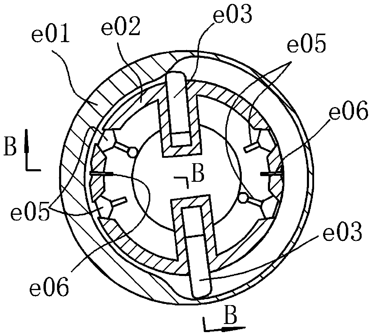 Power system of internal combustion engine with internal cavity cam rotor