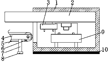 New energy battery plate qualification detection device