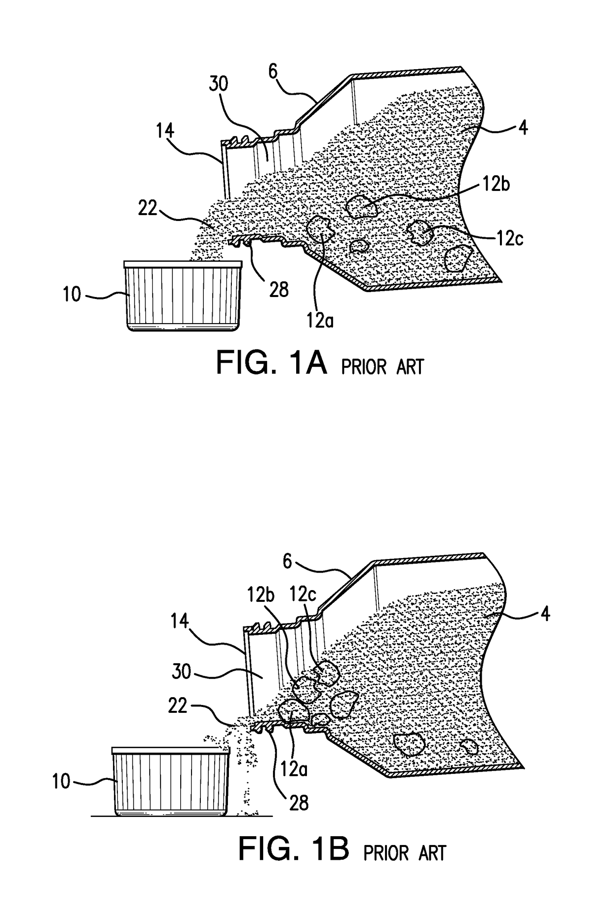 Fitment and container for powdered products, especially powdered products prone to clumping behavior
