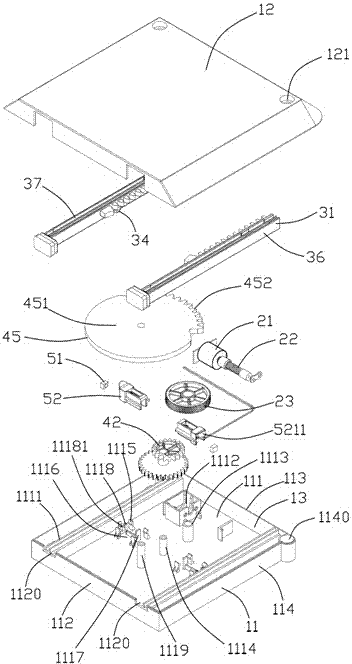 Automatic door opening device and refrigerator with same