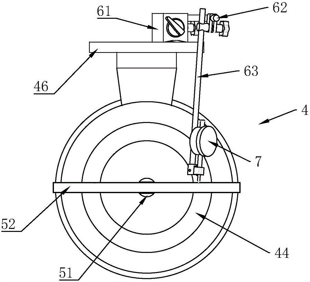Measuring technology of gear clearance between water pump gear and crankshaft gear