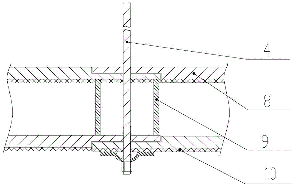 Impact ground pressure preventing method of full seam gateway