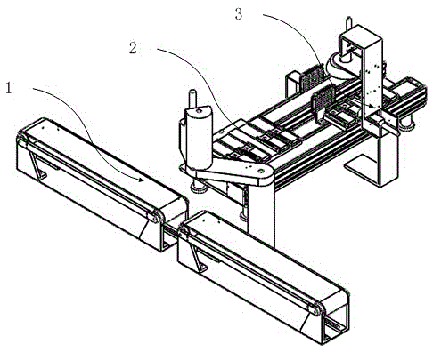 Linear reciprocating-type magnetic tile shape measurement device