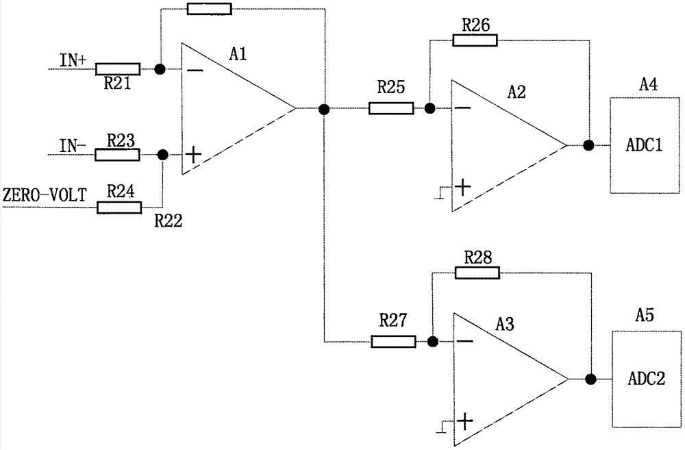 Peak power probe hardware adjustment zero offset circuit and method