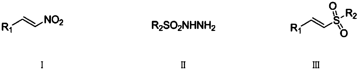 Synthetic method of (E)-alkenyl sulfone compounds