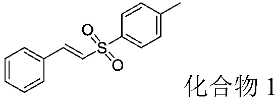 Synthetic method of (E)-alkenyl sulfone compounds