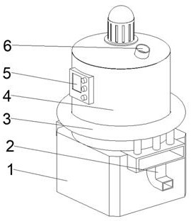 An environmental protection sludge separation device