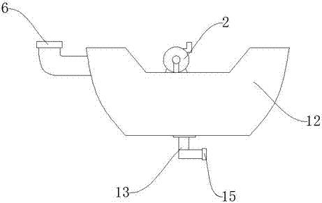 Cooling water supplying device for nursery stock nursing