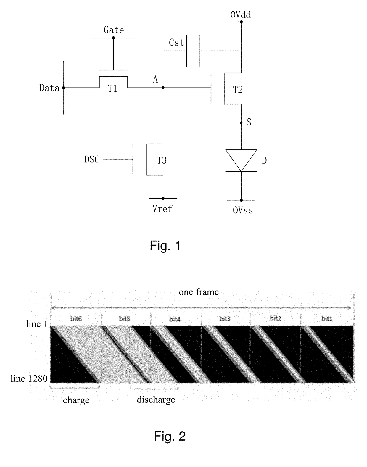 Digital driving method of OLED display device