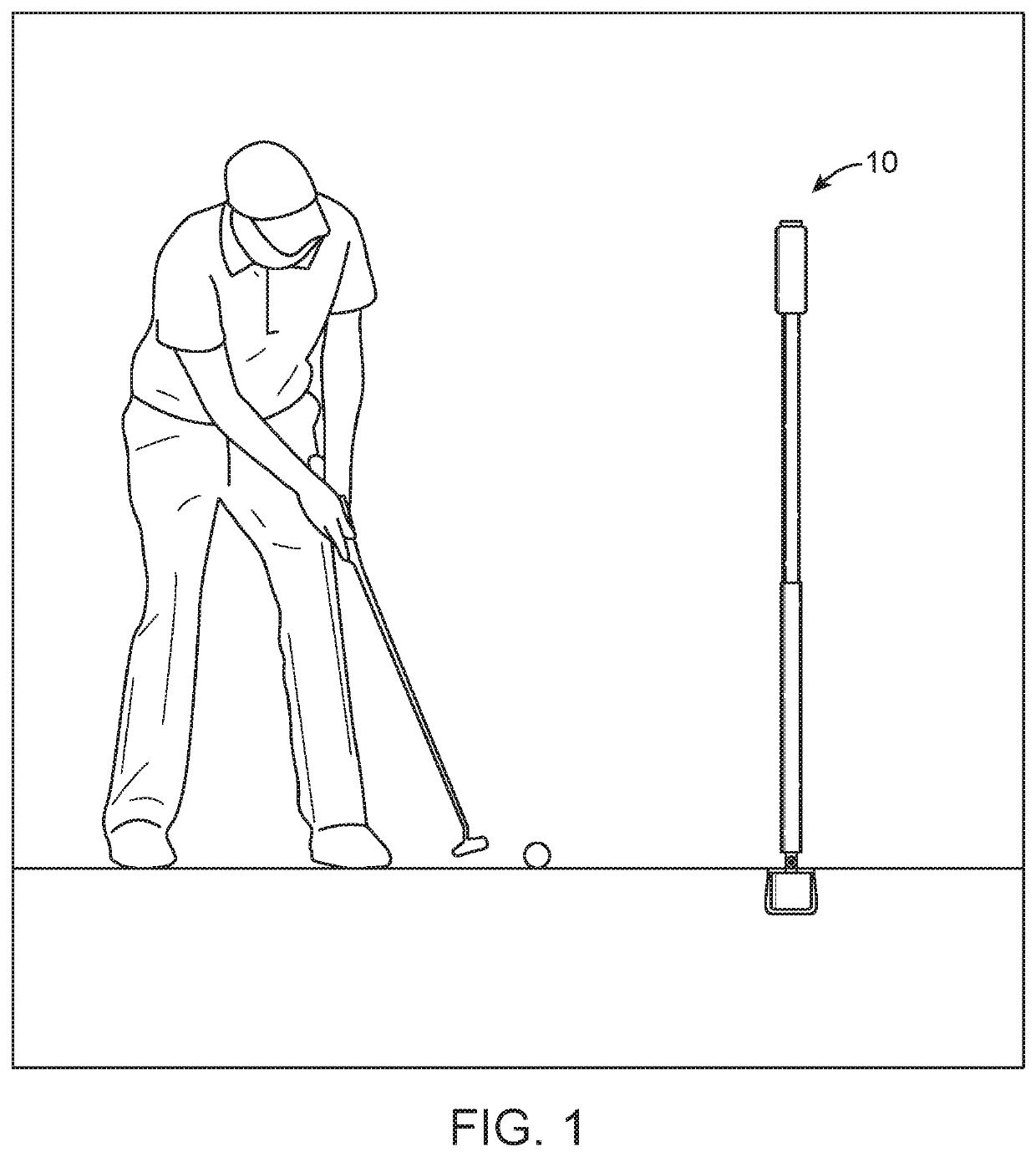 Golf accessory for determining gimme putt