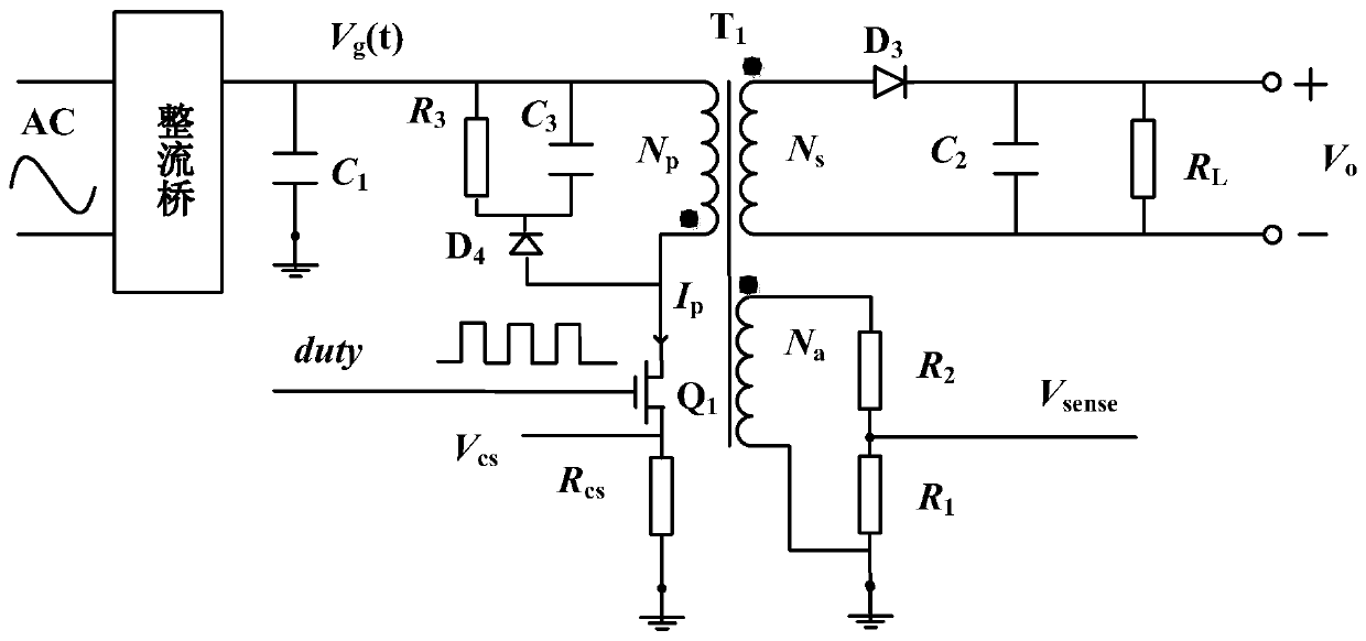 A Constant Voltage Output Control System of Synchronous Rectification Primary Side Feedback Flyback Power Supply