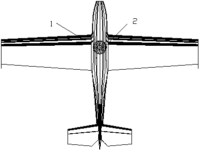 Load reducing and high lift device applied to unmanned aerial vehicle