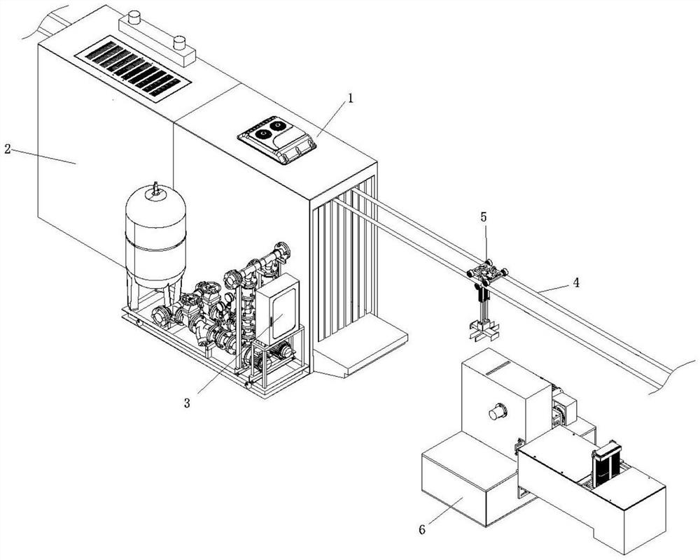 Industrial automatic coating production line