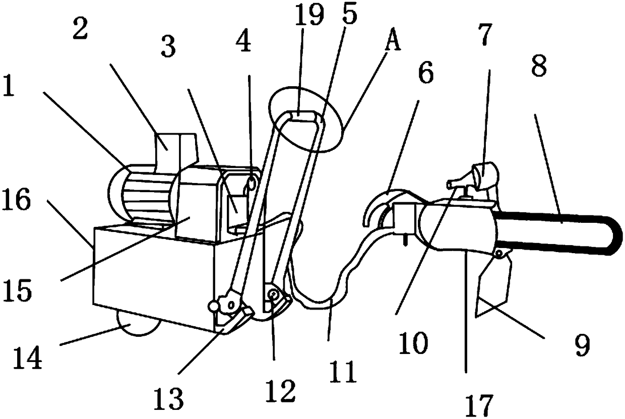 Hydraulic saw for convenient electric bed cutting