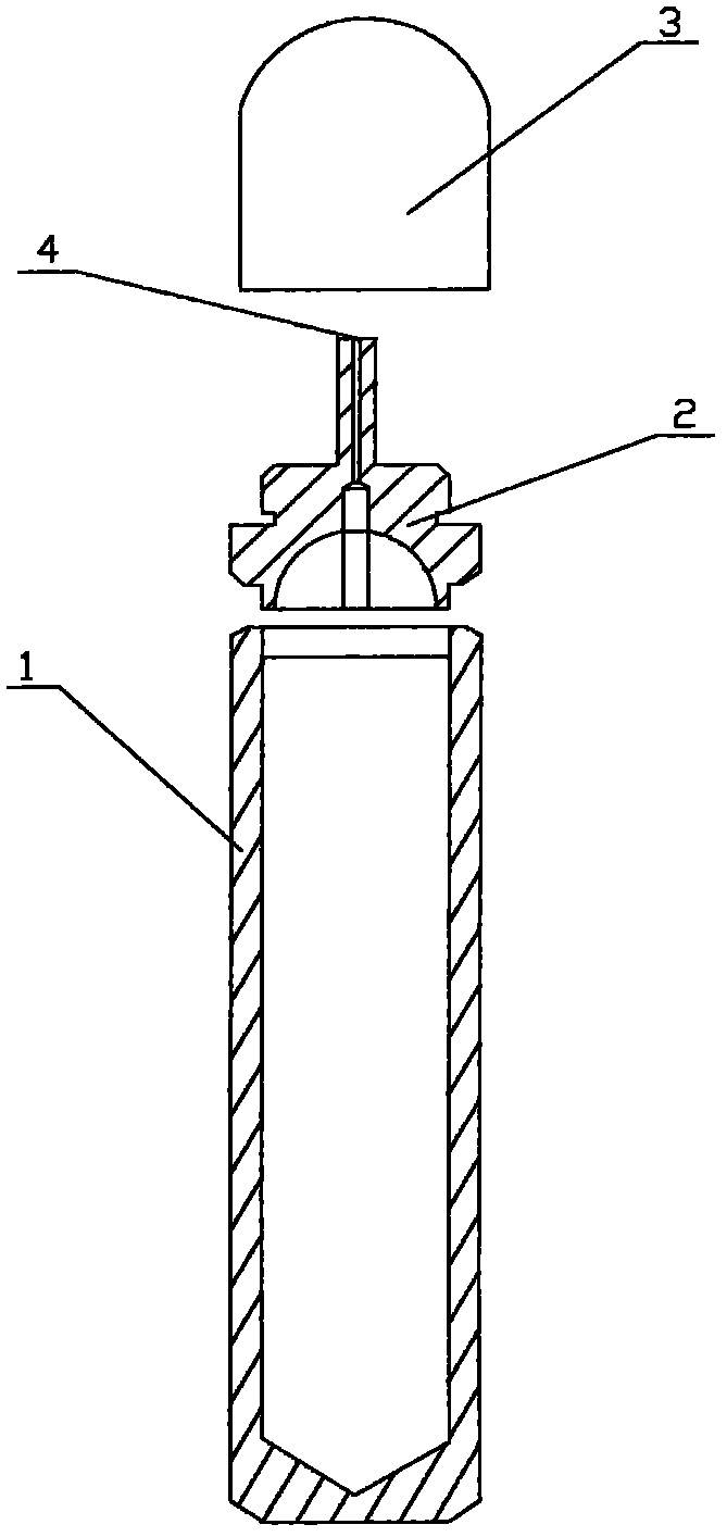Xenon target for producing iodine-125 through reactor irradiation and preparation method thereof