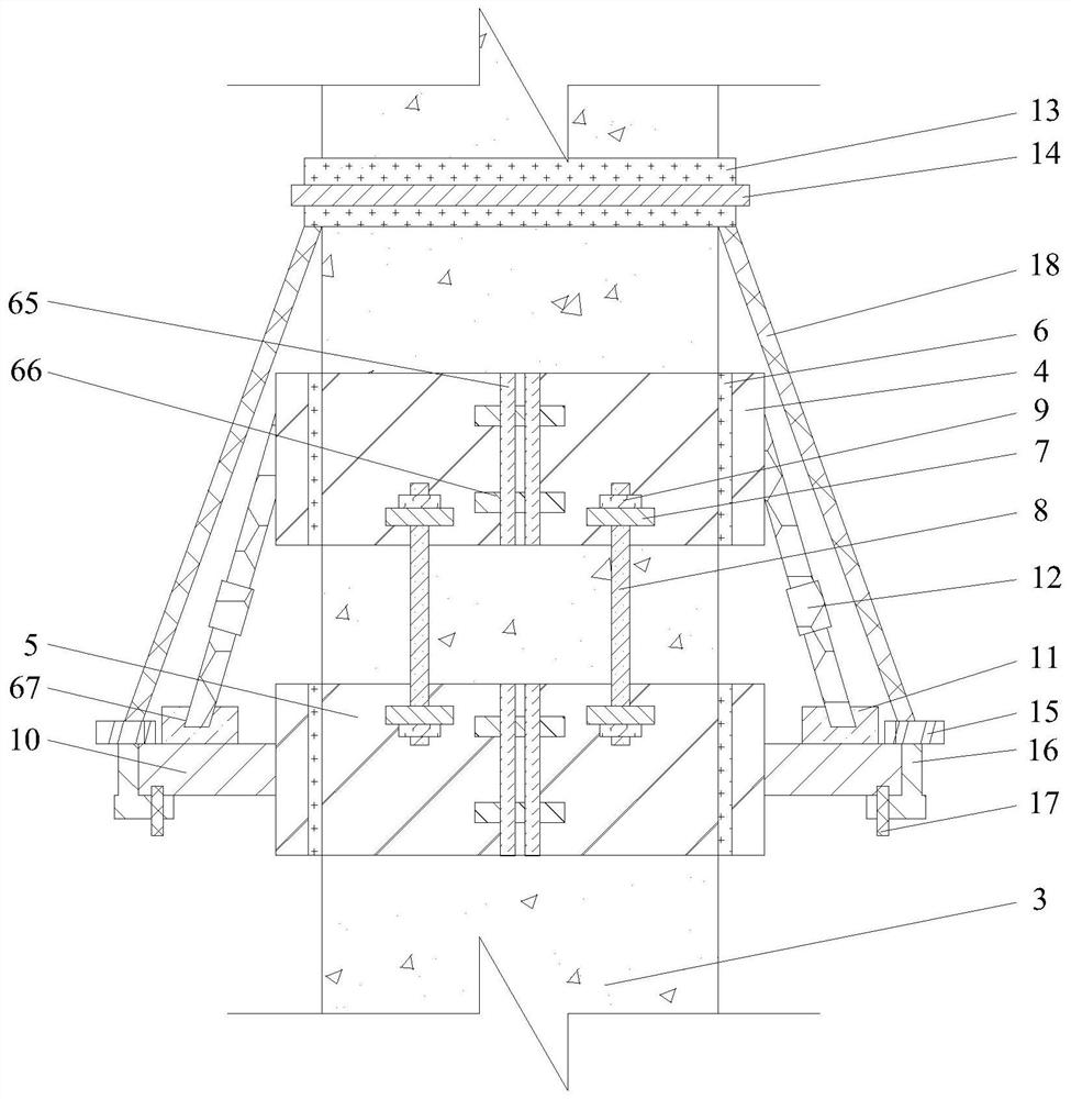 Cast-in-place cap beam formwork system and construction method