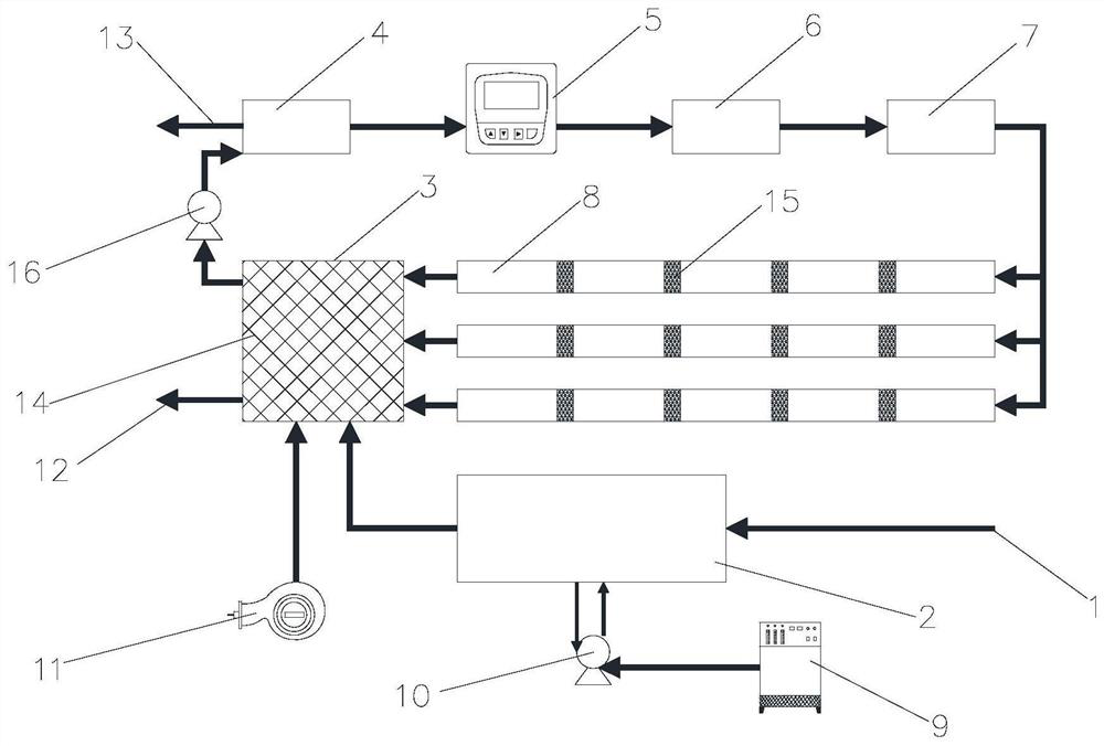 Australian freshwater lobster egg hatching system and seedling raising method in circulating water