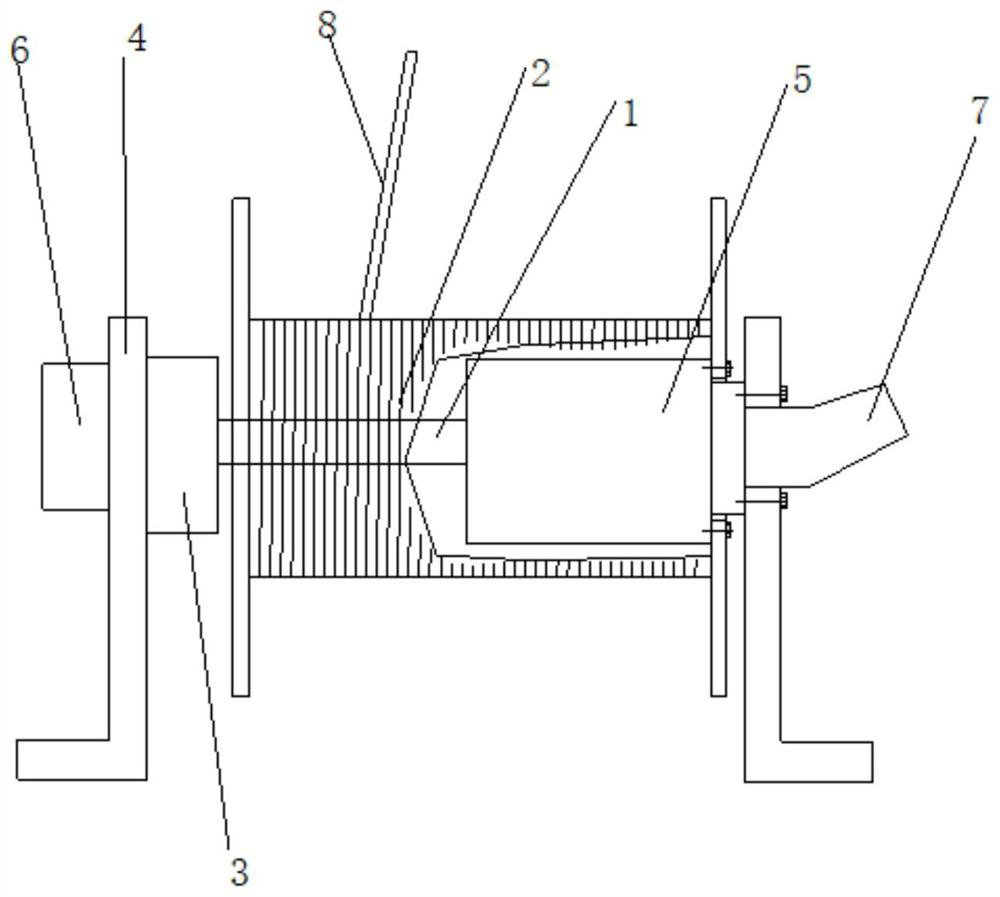 Free hook falling hoisting mechanism and crane