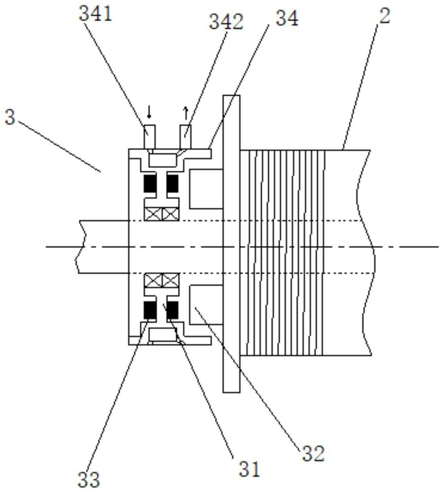 Free hook falling hoisting mechanism and crane