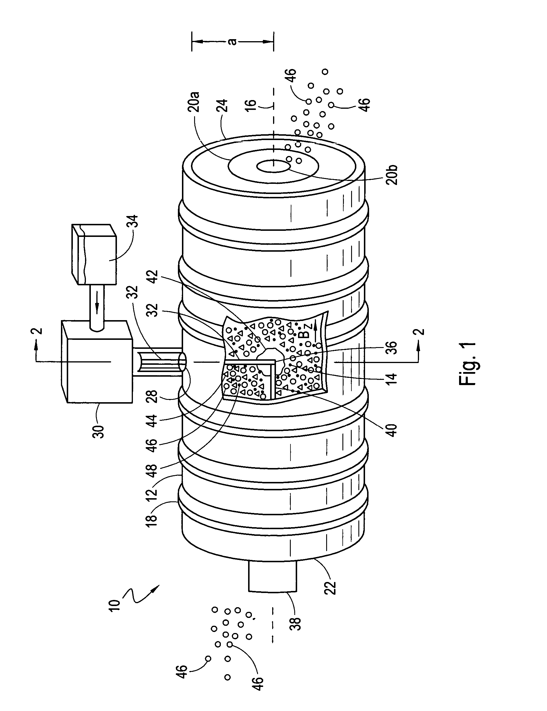 Injector for plasma mass filter