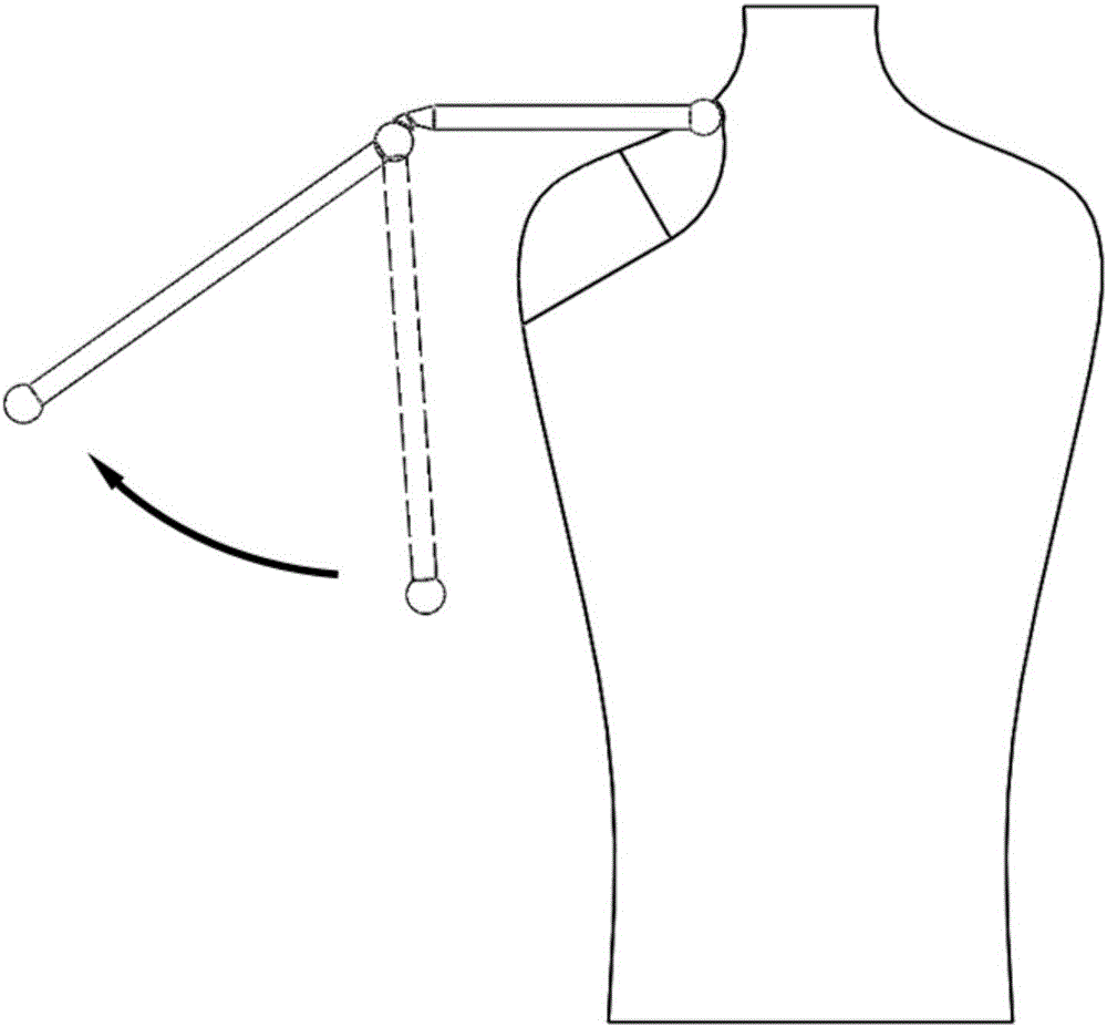 Exoskeleton robot shoulder joint design method based on four-connecting-rod mechanism