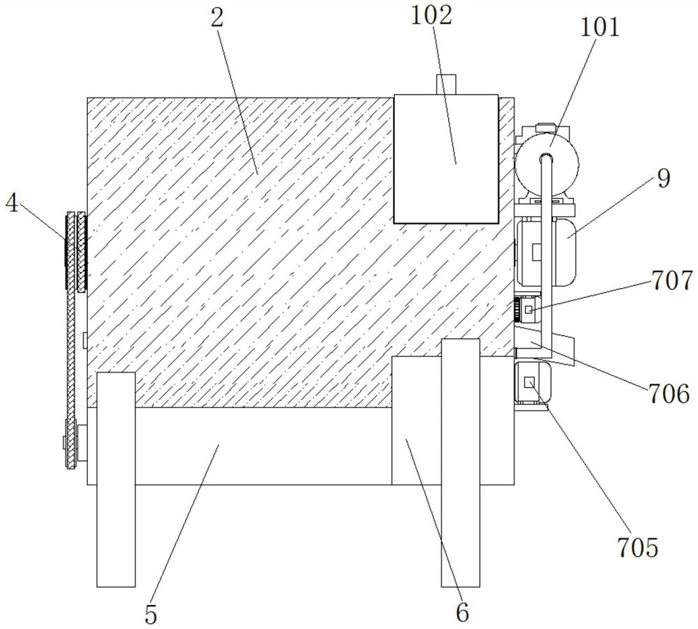 Intelligent device for green furniture waste material post-treatment