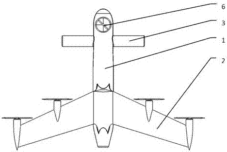 A fixed-wing long-endurance aircraft with vertical take-off and landing