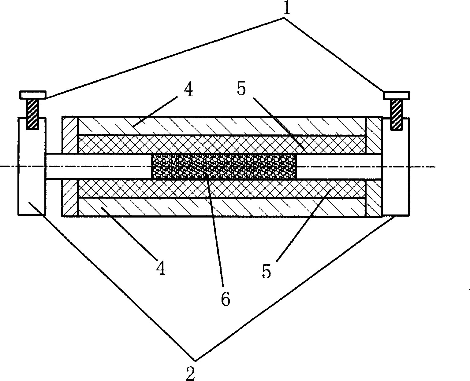 Method for detecting electrical conductivity of small number of solids