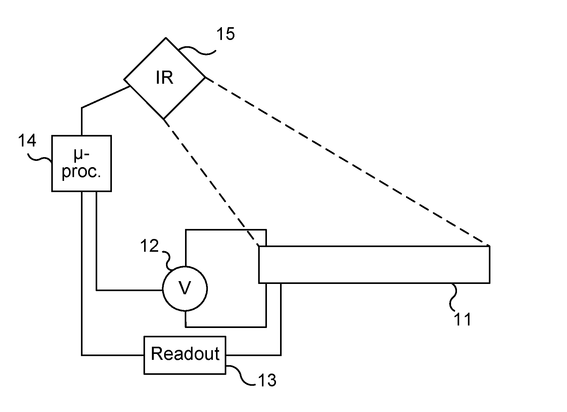 Radiation detector and method for reducing the amount of trapped charge carriers in a radiation detector