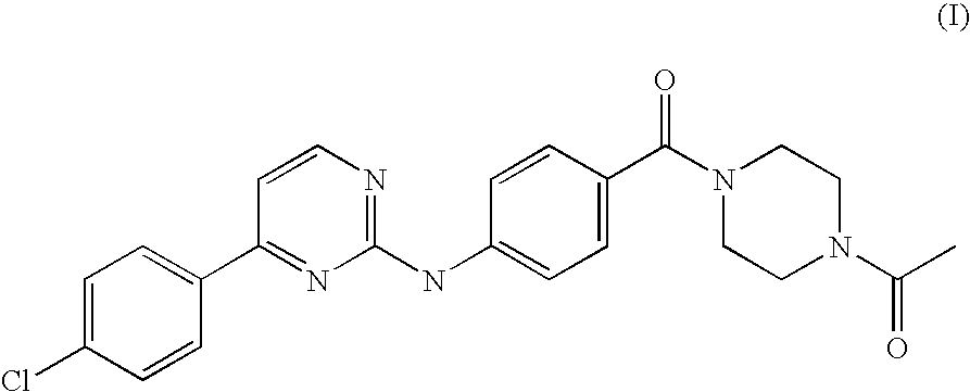 Oral pharmaceutical composition of anilinopyrimidine, preparation and use thereof