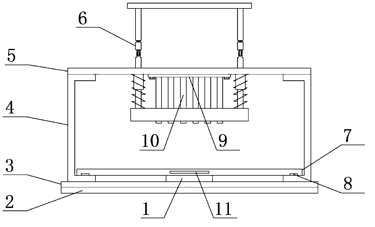 Vegetable slicing device convenient to use