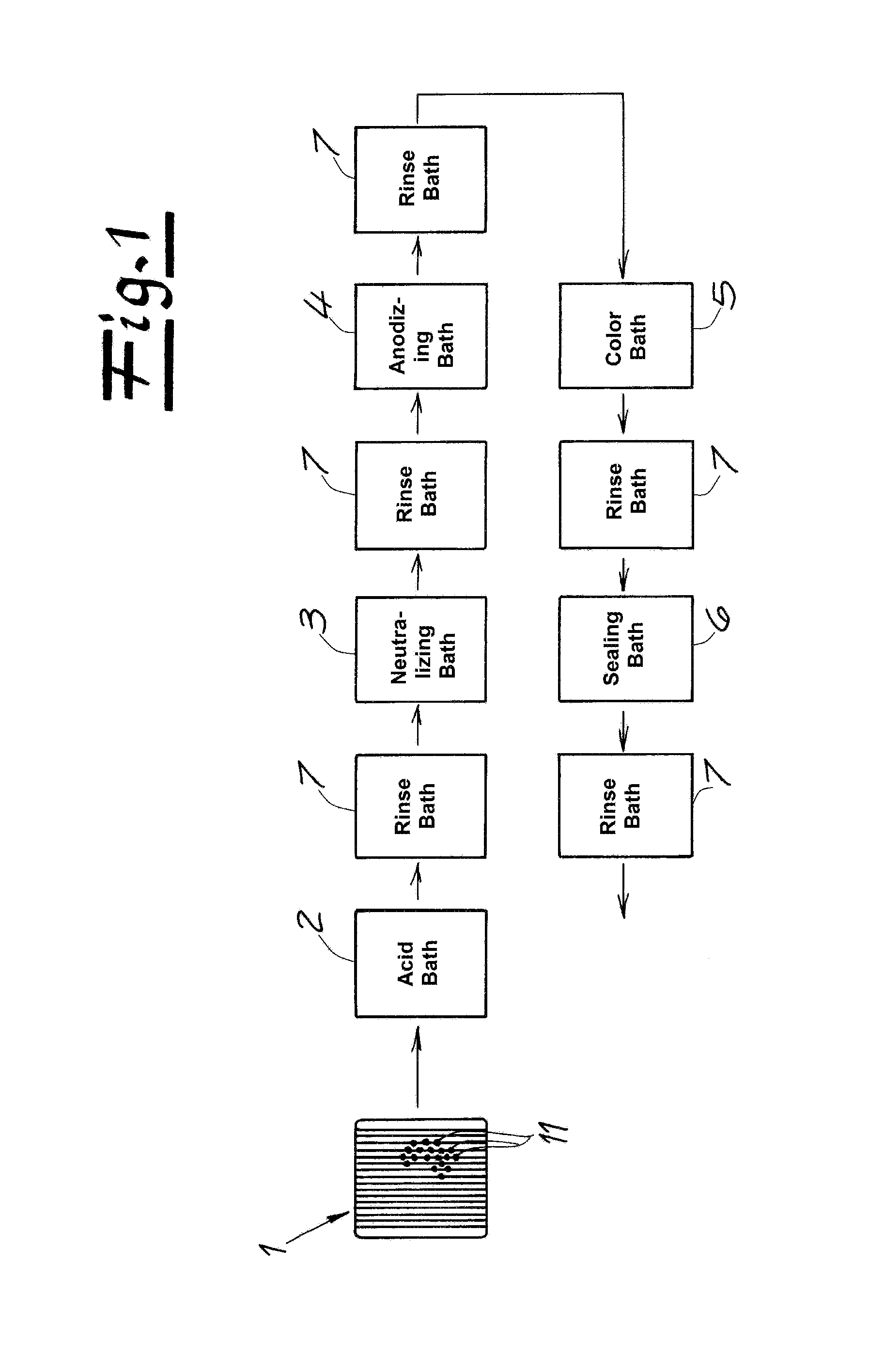 Method of anodizing hollow metallic bodies