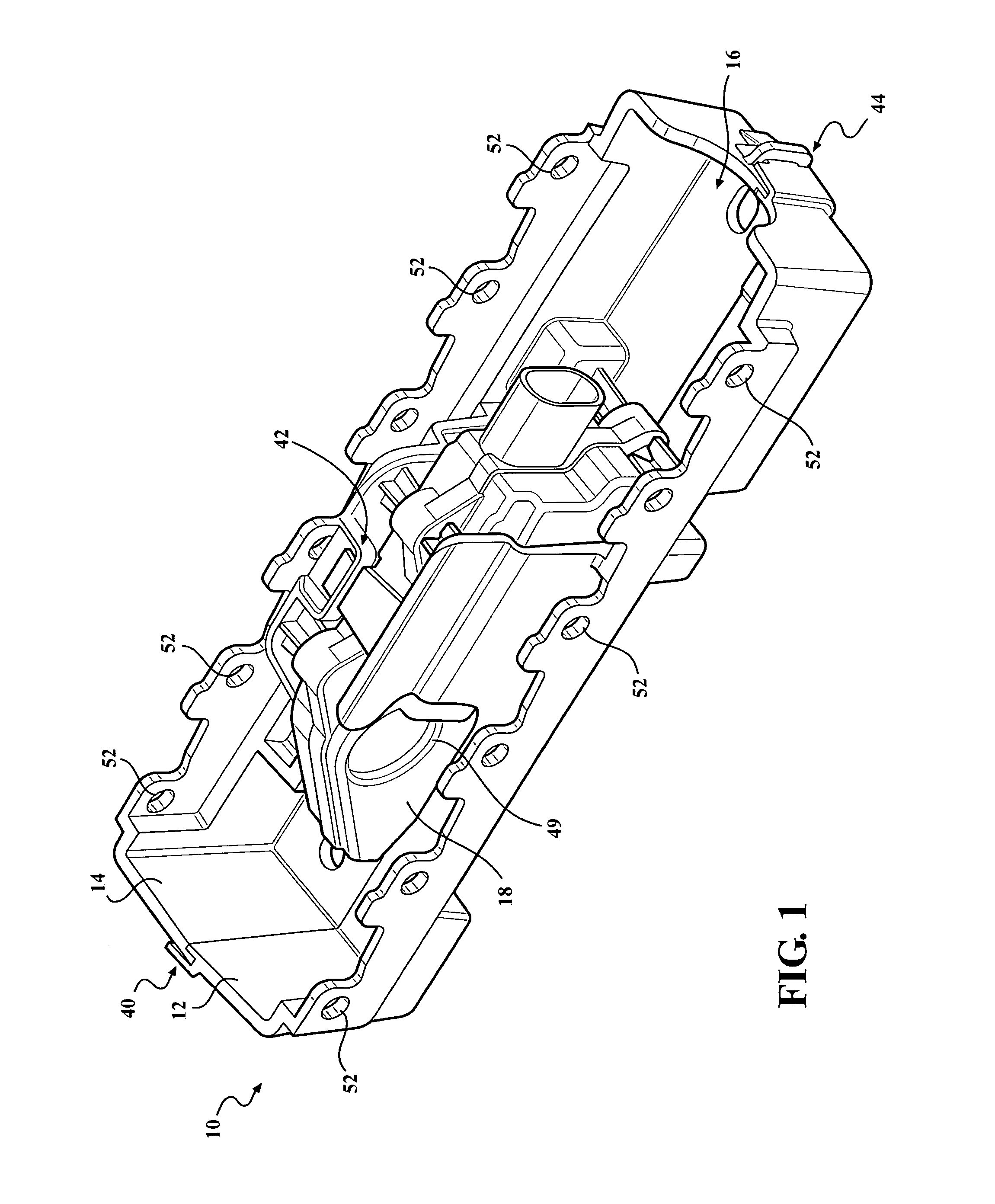 Bracket-active grille and actuator